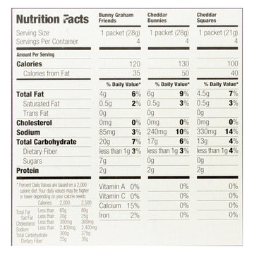Annie's Organic Snack Pack Variety, 12ct Case of 6