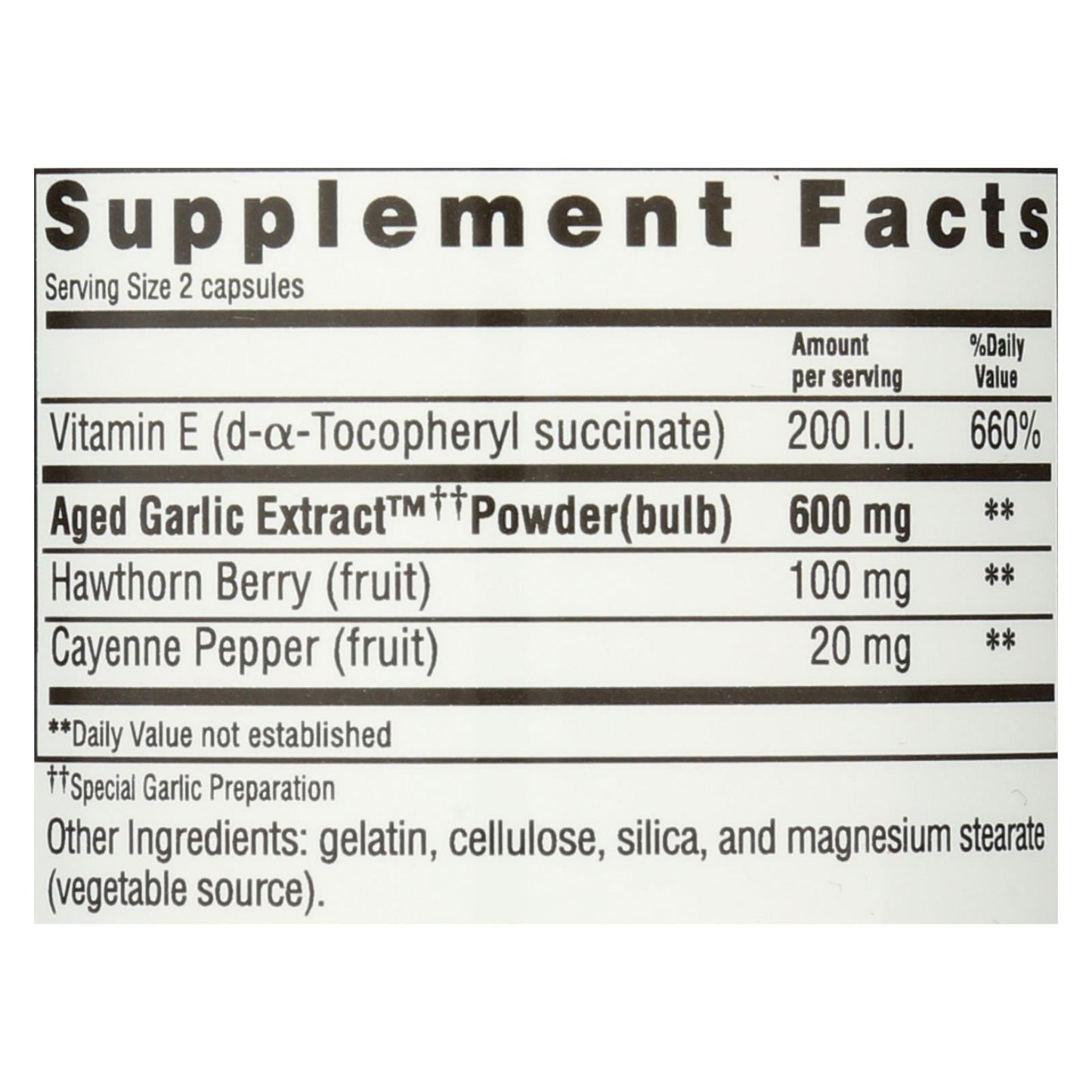 Kyolic Aged Garlic Healthy Heart 100 Capsules