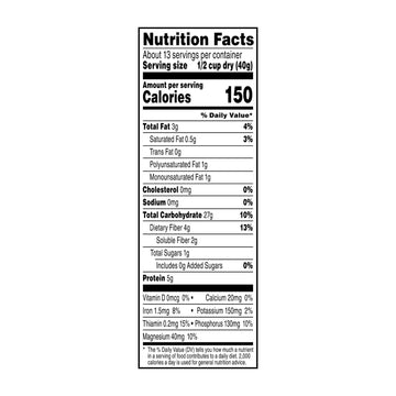 Quaker 100% Natural Whole Grain Oatmeal - Case Of 12 - 18 Oz