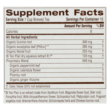 Traditional Medicinals Breathe Easy Herbal Tea, 16 Bags, 6 Pack