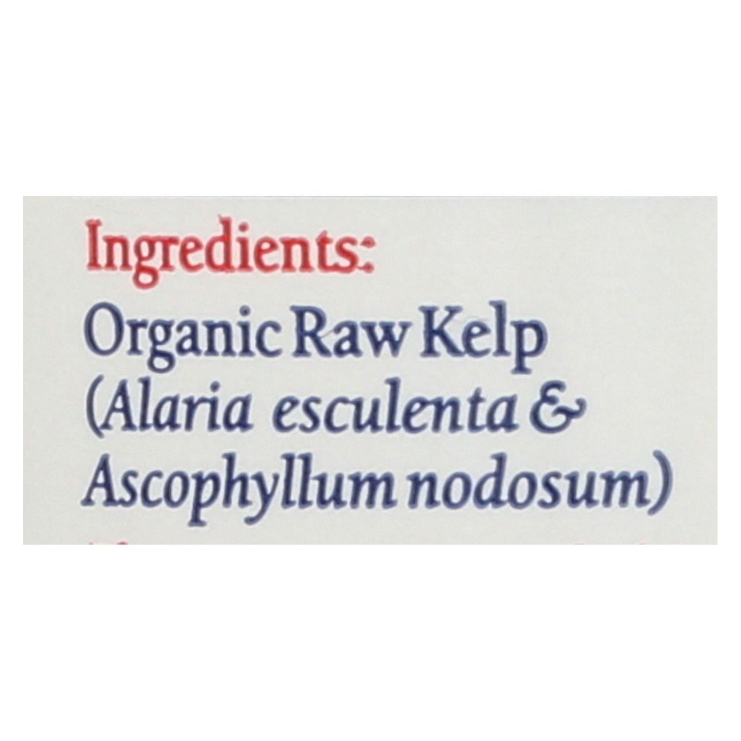 Organic Kelp Granules - 1.5 oz Shaker