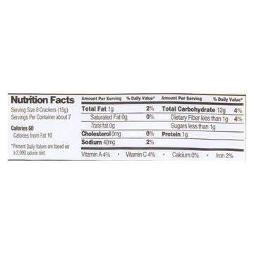 Edward & Sons Organic Veg Brown Rice Snaps, 12 Pack, 3.5 Oz