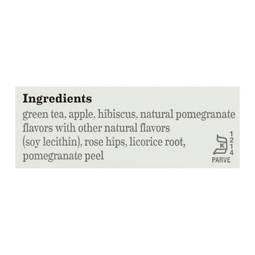 Bigelow Green Tea with Pomegranate - 6 Boxes of 20 Bags