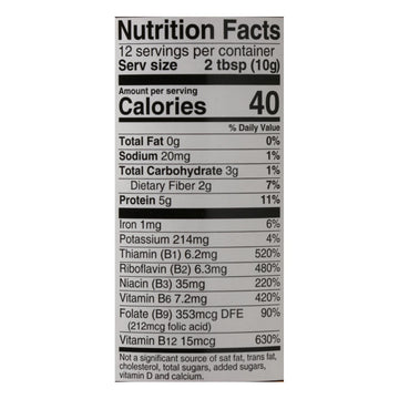 Bragg Nutritional Yeast Seasoning, 4.5 Oz, Case of 12