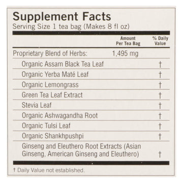 Yogi Sweet Tangerine Energy Herbal Tea, 16 Bags, Case of 6