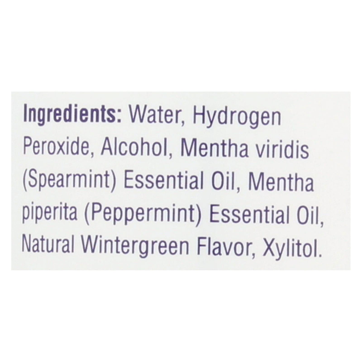 Heritage Wintermint Hydrogen Peroxide Mouthwash - 16 oz