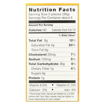 Pamela's Honey Graham Crackers, Case of 6, 7.5 Oz