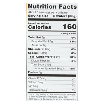 Kinnikinnick Vanilla Wafer - Case of 6 - 6.3 oz.