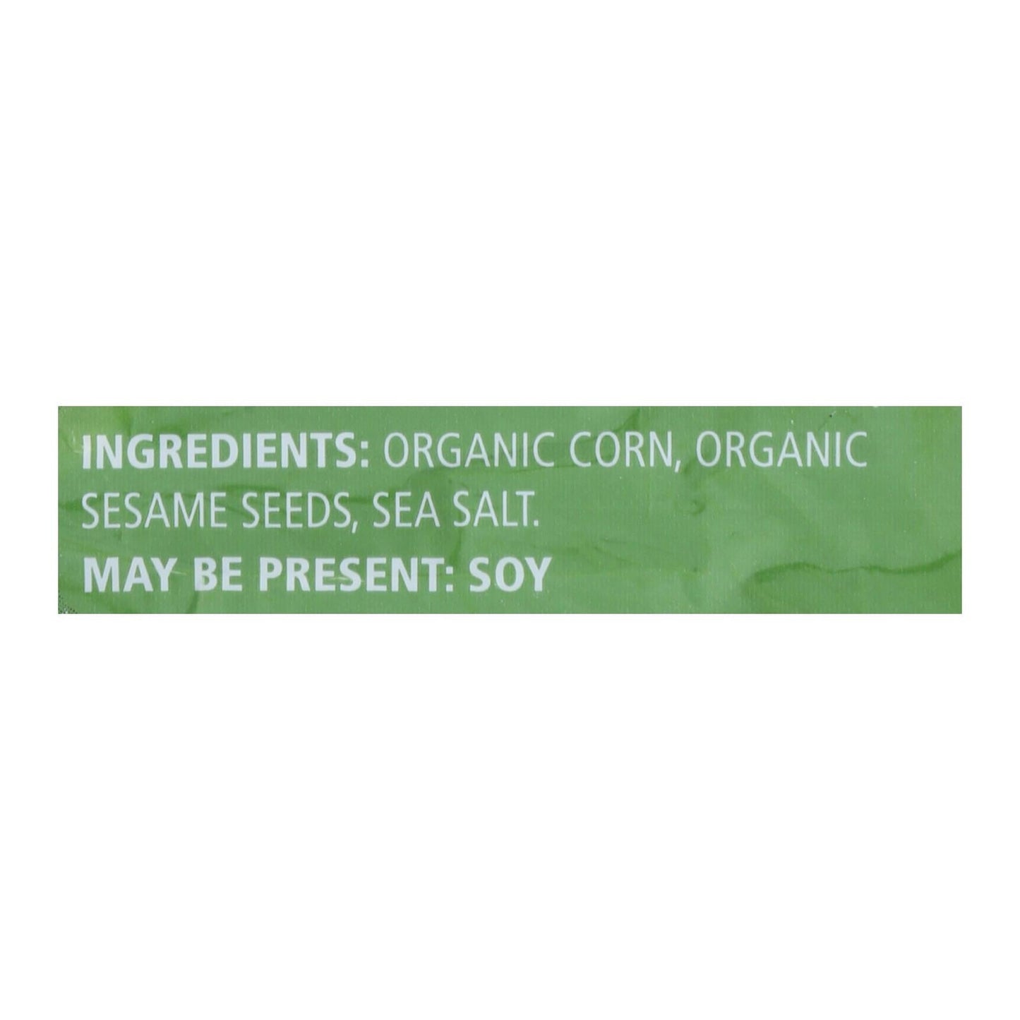 Real Foods Organic Corn Thins - Sesame - Case Of 6 - 5.3 Oz.