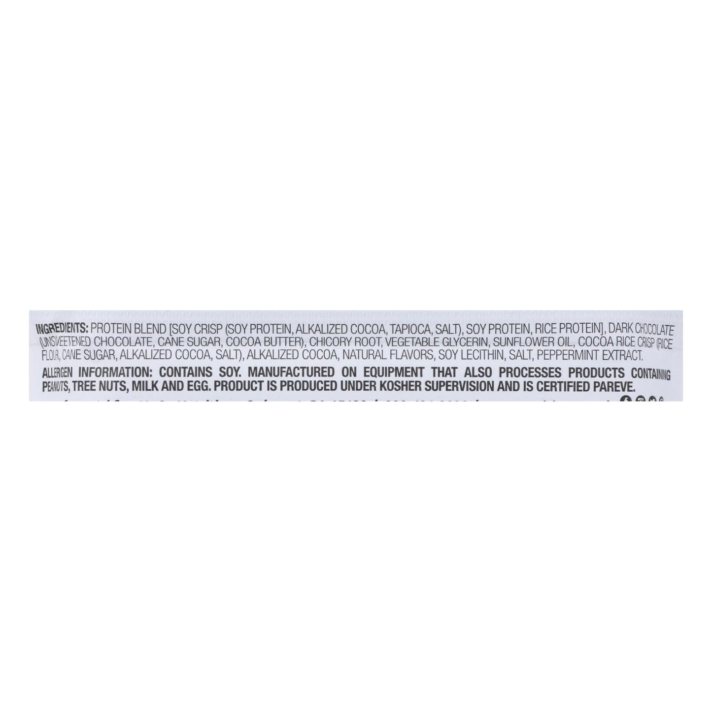 Nugo Slim Chocolate Mint Bars - 12 Pack, 1.59 oz Each