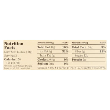 Chocolove Dark Chocolate Ginger Bars - 3.2 oz, Case of 12