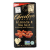 Chocolove Almond Sea Salt 70% Dark Chocolate, 12 Pack