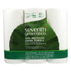 Seventh Gen Recycled Paper Towels, White, 4-Pack, 140 Sheets