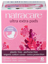 Natracare Ultra Extra Pads w/wings - Long - 8 Count