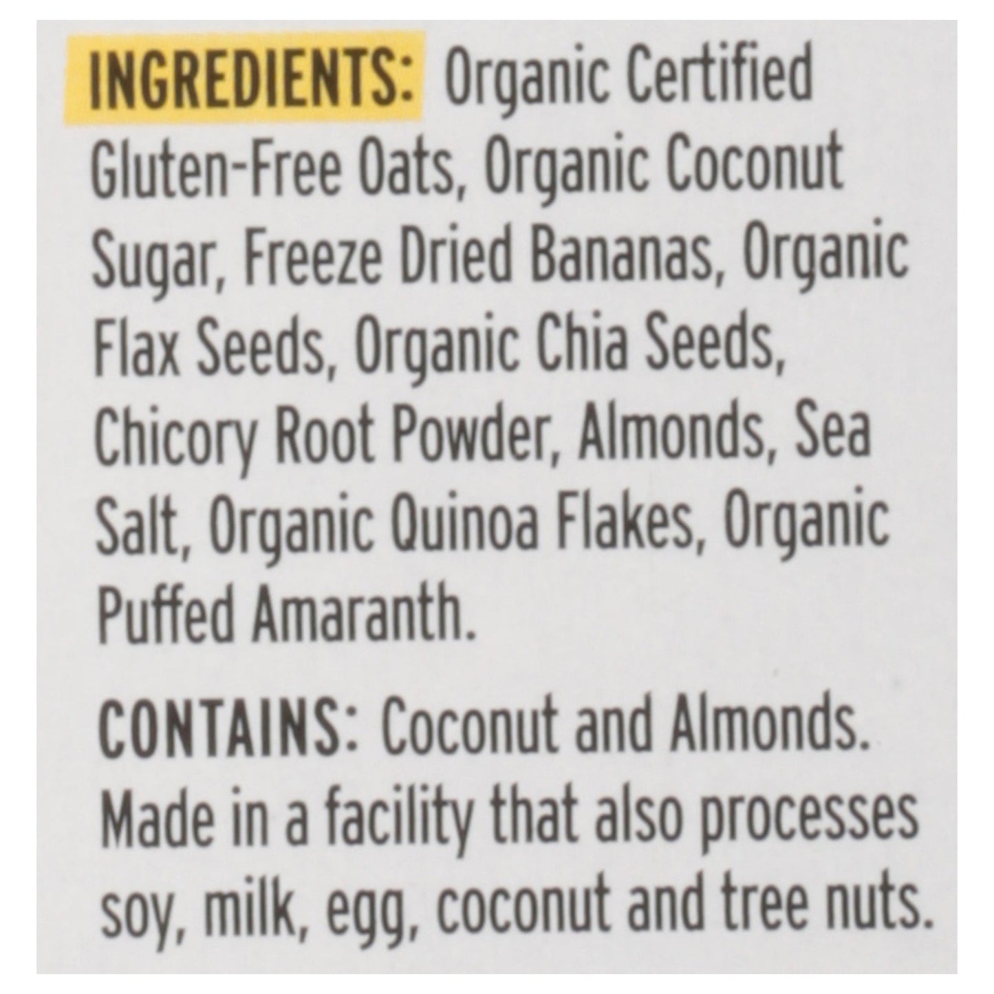 Purely Elizabeth Sugar-Free Banana Nut Oatmeal - 6 Pack