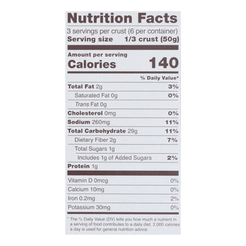 Schar Pizza Crust - Gluten Free - Case Of 4 - 10.6 Oz
