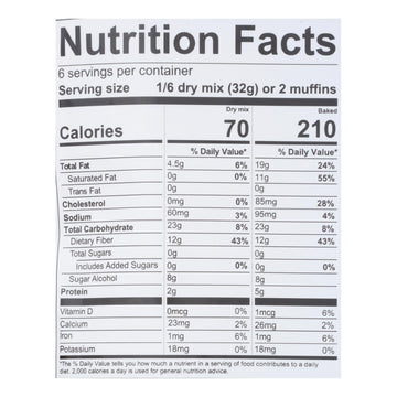 Lakanto - Muffin Mix Blueberry - Case Of 8-6.77 Oz