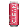 Clean Cause - Yrba Mte Raspberry - Case Of 12 - 16 Fz