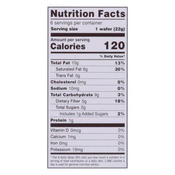 Rip Van Wafels - Wafers Dark Chocolate - CS of 6-4.68 OZ