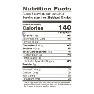 Sweet Potato Tortilla Chips - 12 Pack (5.5 OZ Each)