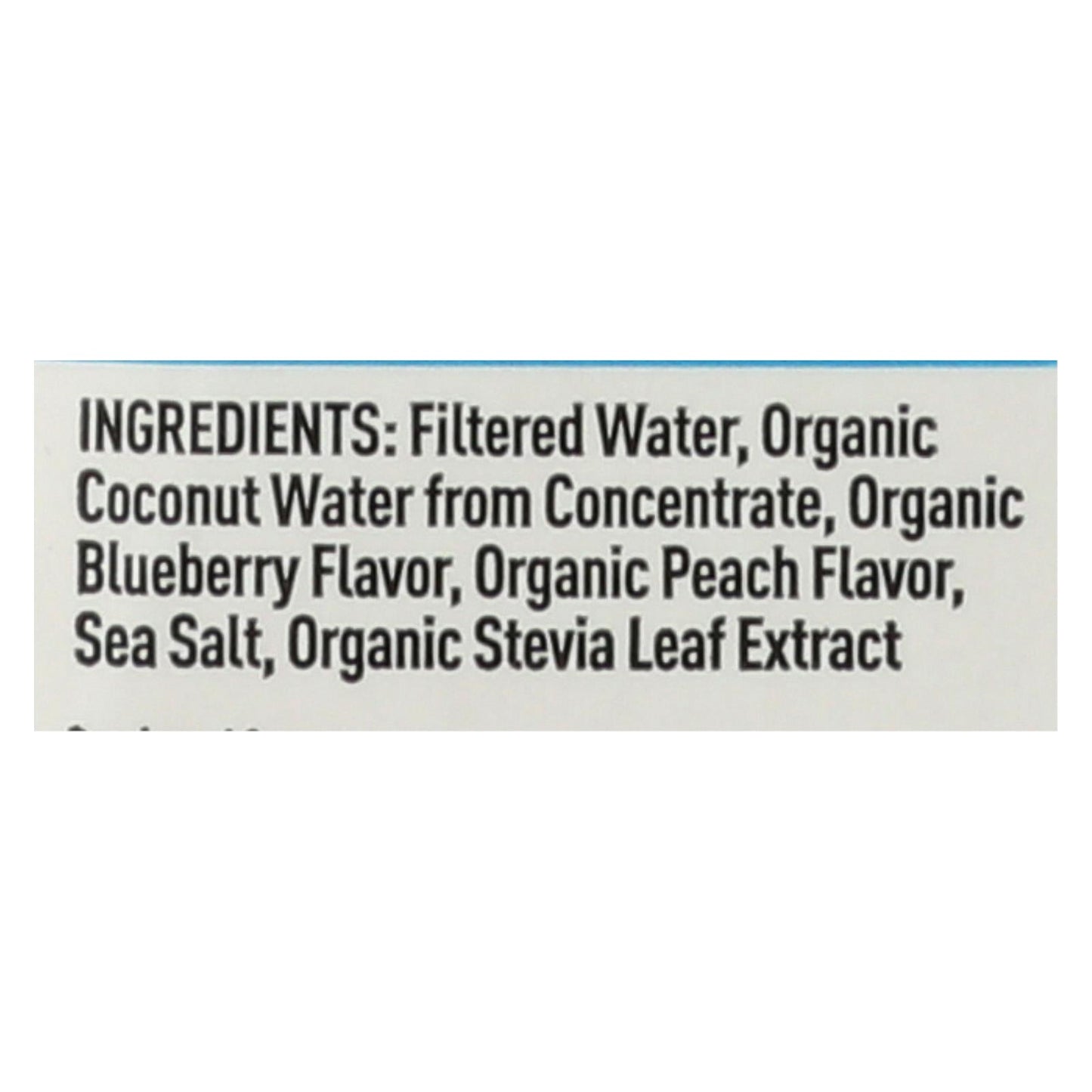 Nooma Organic Electrolyte Drink, Blueberry Peach, 12-pack