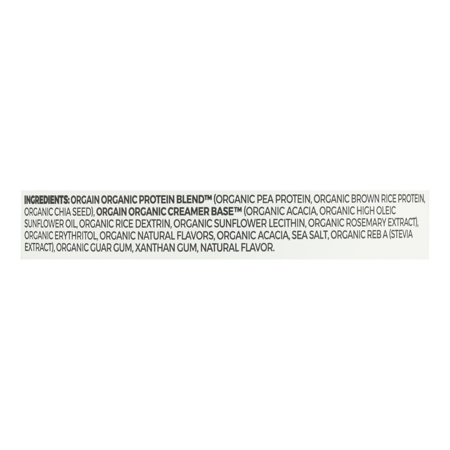 Orgain Organic Protein Powder - Plant Based - Sweet Vanilla Bean - 2.03 Lb