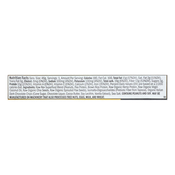 Glo Bar Peanut Butter Dark Choc & Sea Salt, 1.6oz, 12 Pack