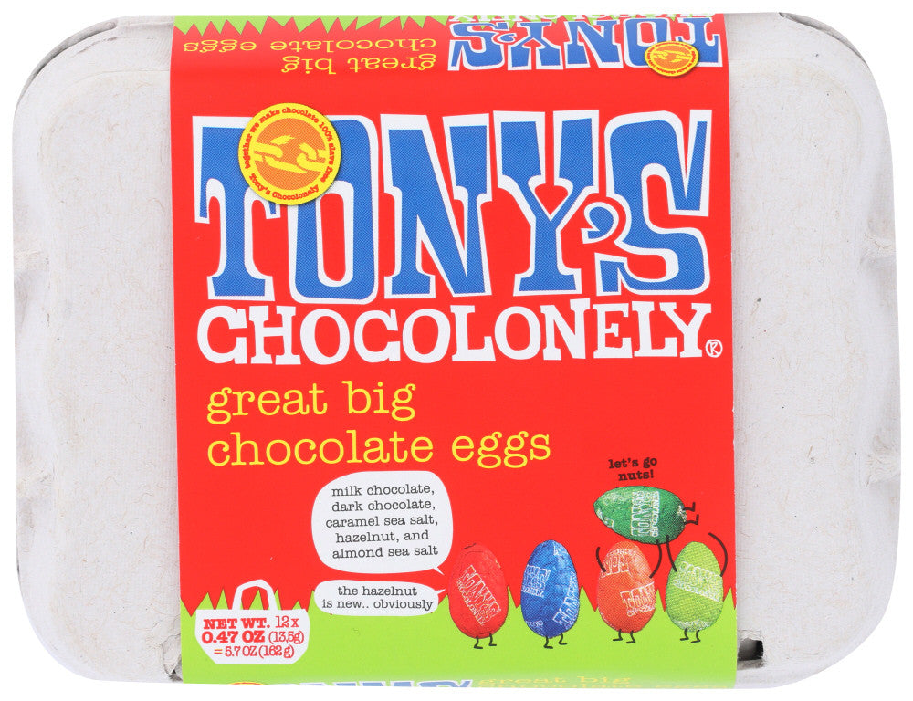 TNYS GRT BIG CHOCO EGGS ( 24 X 5.7 OZ )