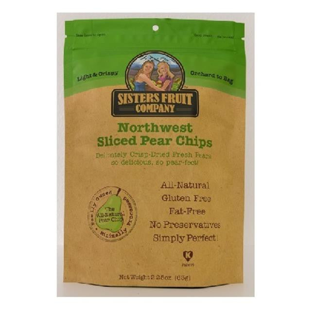 Sisters Fruit Company Northwest Pear Chips Sliced (12X2.25 Oz)