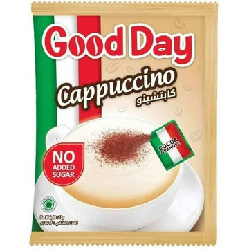 Good Day Instant Cappuccino Coffee 20 Pack – Rich Dark Flavor