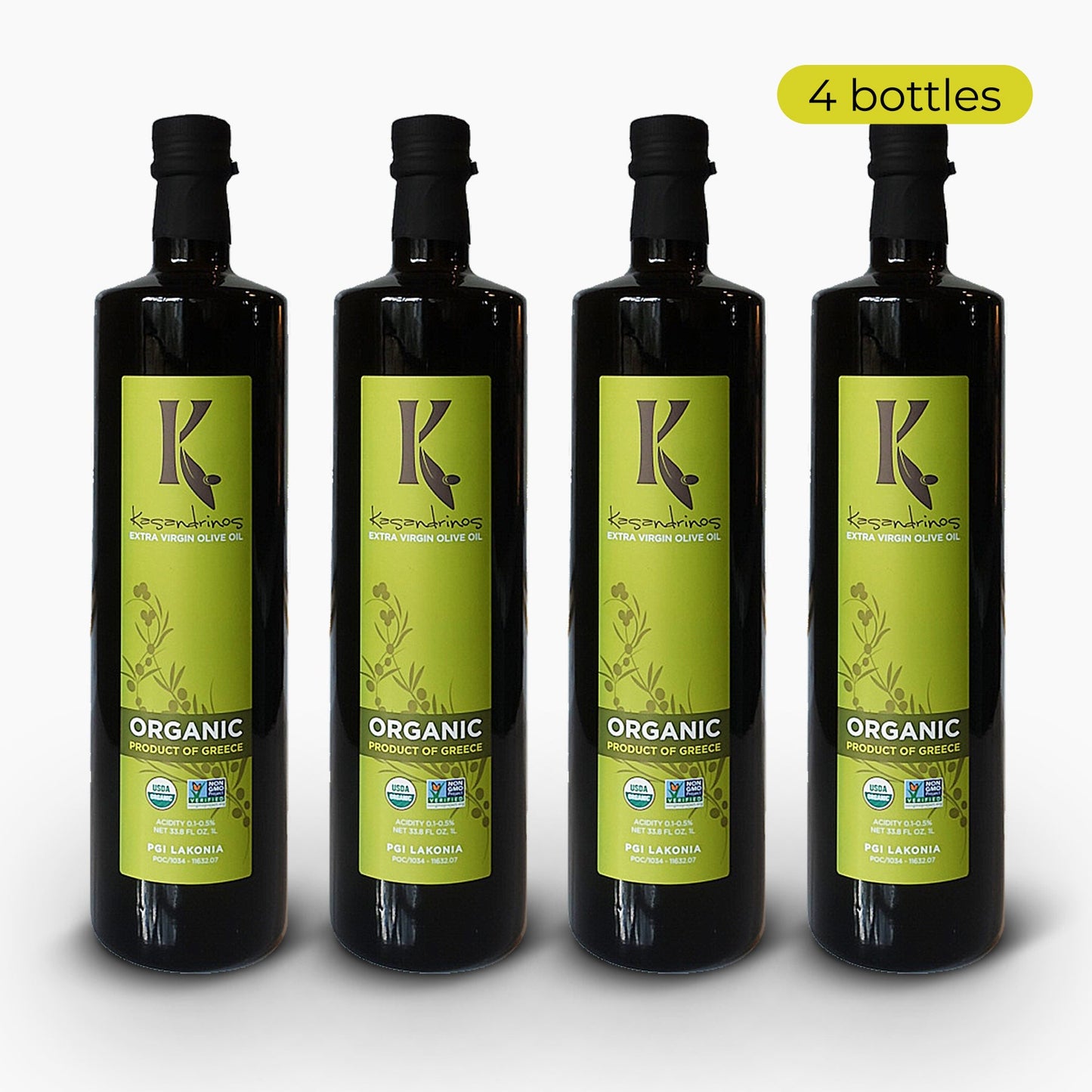 1L Bottle - Organic EVOO