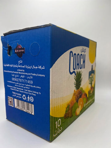 Coach Fruits Flavored Drink 10 Pack - Multi-Fruit Beverage Pouches