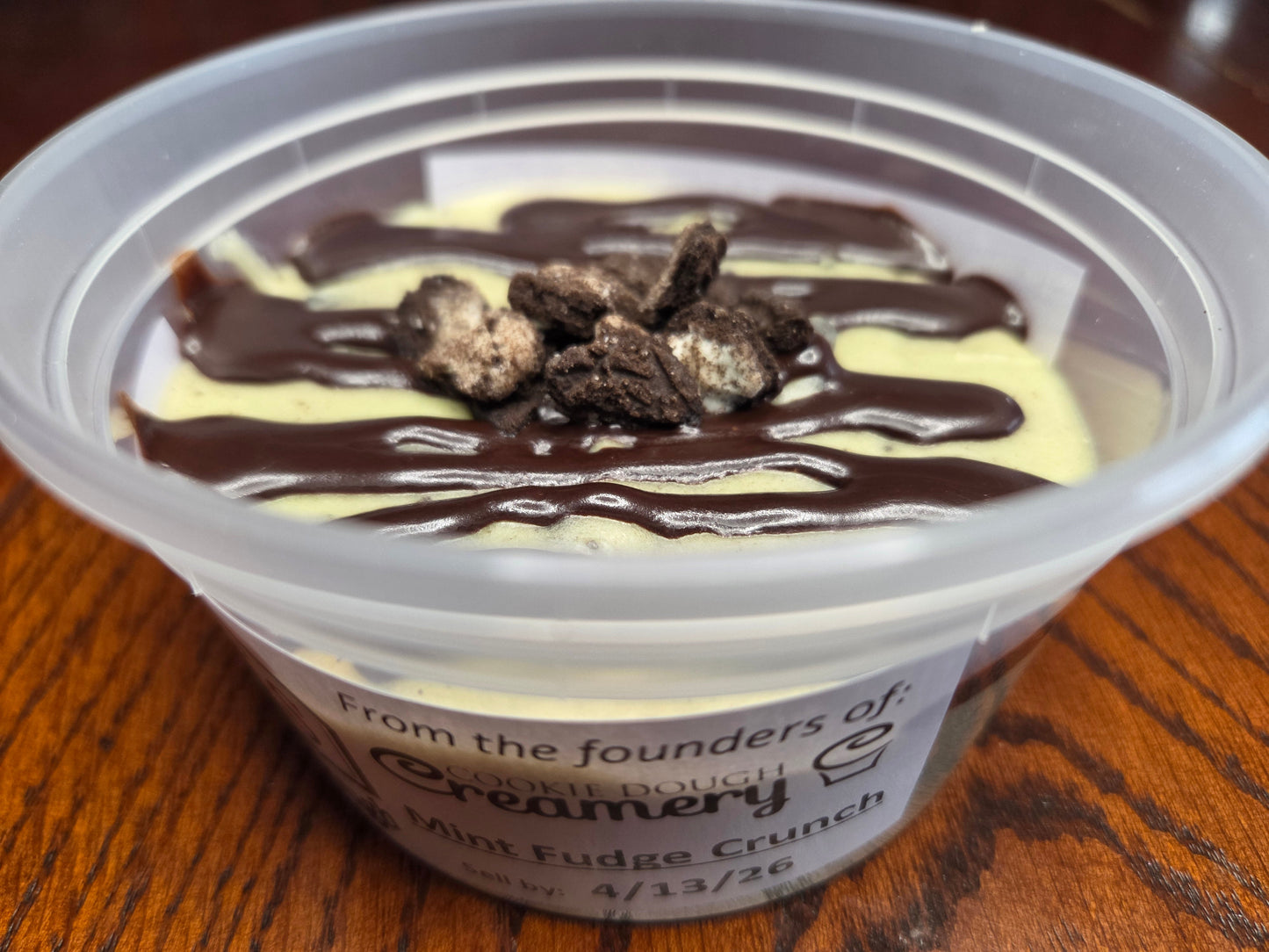 Mint Fudge Crunch Edible Cookie Dough