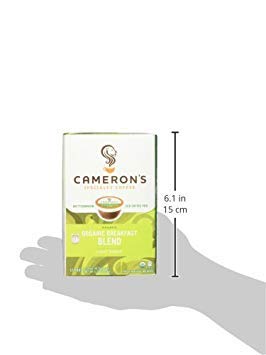 Cameron s Coffee Organic Breakfast Blend Single Serve Pods, 12 Count, 4.33 Ounce (Pack of 6)