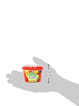 Chef Boyardee Rice with Chicken and Vegetables, Microwave Food, 7.5 OZ Microwaveable Bowl (12 Bowls)