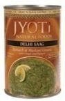 Jyoti Natural Foods Delhi Saag, Spinach and Mustard Greens, 15-Ounce Cans (Pack of 12) (Value Bulk Multi-Pack)
