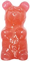 The gummy Bear guy Worlds Largest gummy Bear (Strawberry)
