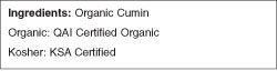 Simply Organic Ground Cumin Seed, 2.31 Ounce Glass Jar, Rich, Warm, Complex Earthy Spice Flavor, Certified Organic, Kosher