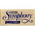 HERSHEYS Symphony Bar, Creamy Milk Chocolate with Almonds & Toffee Chips, 6.8oz (Pack of 6)