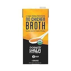 Ocean’S Halo Organic And Vegan No Chicken Broth, 32 Oz. Per Unit, 2 Pack