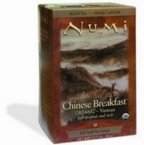Numi Organic Tea Chinese Breakfast, Full Leaf Black Tea,1.27 oz, 18 Bags