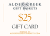 Alder Creek Gift Baskets Gift Card