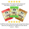 Craft Pork Jerky Sampler - 1 pack of each flavor (3 total)