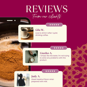 Instant Hazelnut Herbal Coffee
