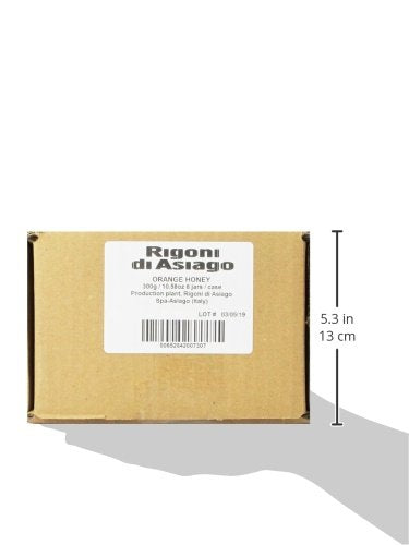 Rigoni di Asiago Raw Creamy Honey, Orange Blossom, 10.6 Ounce, Pack of 1, Model THA4