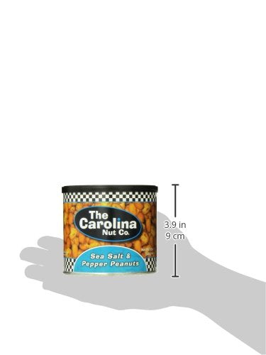 The Carolina Nut Company Peanuts, Sea Salt And Pepper, 12 Oz.