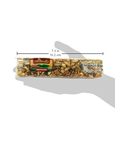 La Molienda Jumbo Mixnut Bar, 5 Oz, 8 Count, Nut Bar Snack