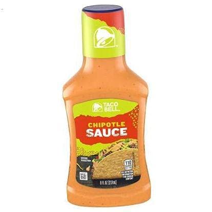 Taco Bell Bold & Creamy Sauce - Chipotle 8 Fl Oz (Pack Of 2)