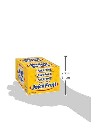 Juicy Fruit Original Chewing Gum, 15-Piece Pack (Bulk Pack Of 20) - Sweet & Long-Lasting Fruity Flavor