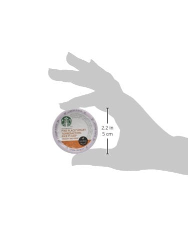 Starbucks K-Cup Coffee Pods, Pike Place Roast, 54 Count, Cinnamon, Model 650150